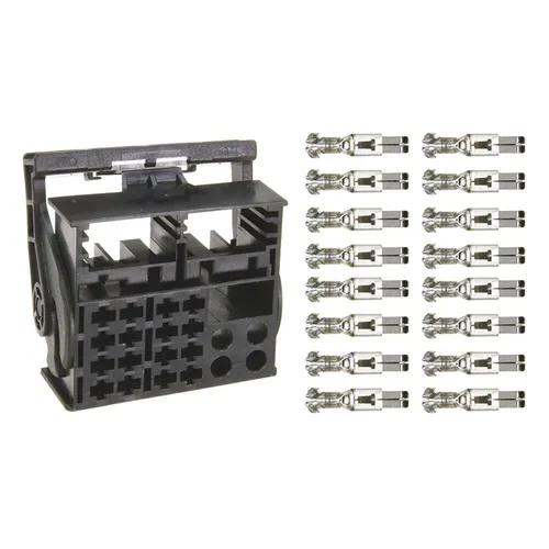 Reparatur Montage Set Quadlock Adapter Stecker Leergehäuse 17-teilig + Kontakte