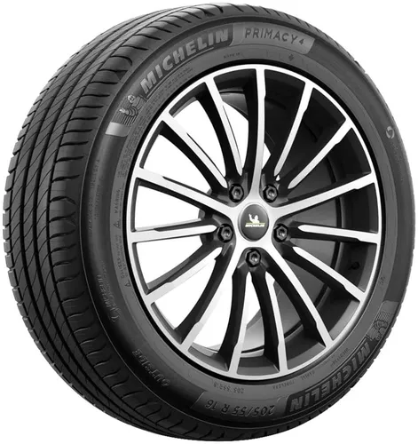 Michelin Primacy 4+ 215/55 R17 94V - Premium Sommerreifen für optimale Sicherheit und Langlebigkeit, mit herausragender Nassbremsleistung und Aquaplaning-Kontrolle. Ideal für stressfreies Fahren über viele Kilometer.