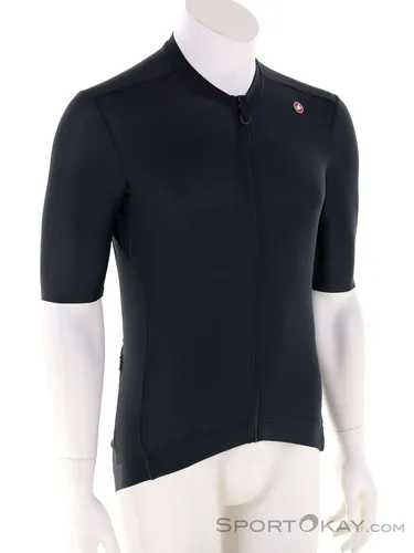 Castelli Espresso Herren Bikeshirt Schwarz XL - Das Castelli Espresso Herren Bikeshirt kombiniert höchsten Tragekomfort mit sportlicher Performance. Ideal für Training und Ausfahrten, bietet es optimale Atmungsaktivität und eine perfekte Passform. Drei Rückentaschen und eine Sicherheitstasche sorgen für praktischen Stauraum.