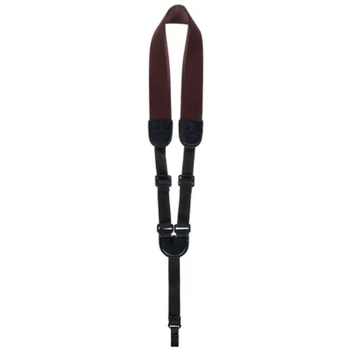Ous-HK-BR Ukulele Strap – Längenverstellbarer Tragegurt - Hochwertiger, einfarbiger Tragegurt aus reisfestem Nylon für Ukulelen. Verstellbar bis 70 cm, Breite 37 mm, in stilvollem Braun. Ideal für den komfortablen Einsatz.