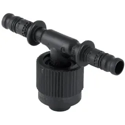 GEBERIT MeplaFix Press Kunststoff T-Stück [26x3mm - MeplaFix - 20x2,5mm], Kontur G