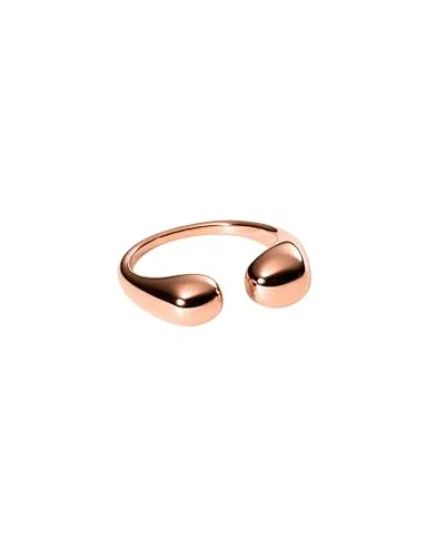Purelei® Embrace Ring (Roségold) – Verstellbarer, wasserfester Damenring aus Edelstahl - Ringe für Damen – Hochwertiger, langlebiger und wasserfester Ring in Roségold, ideal für individuelle Stilvariationen und Ring-Stacking.