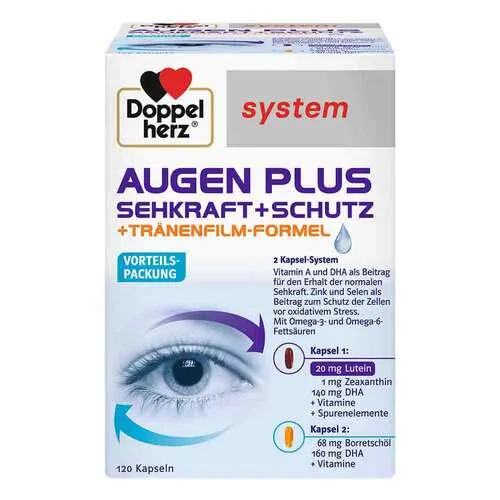 Doppelherz System Augen Plus Sehkraft+Schutz Kapseln 153 g