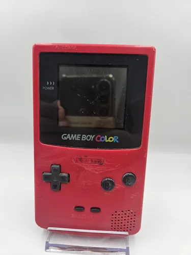Nintendo Game Boy Color - Handheld Spielkonsole in Rot, original und getestet - Konsolen - Original Nintendo Game Boy Color mit LED-Anzeige der Batterieladung, ideal für Retro-Gaming-Fans.