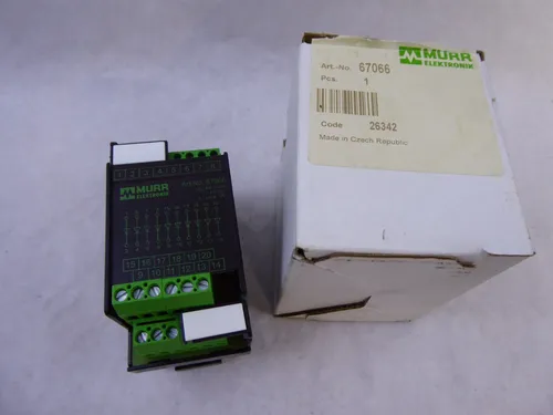 Murrelektronik Diodenbaustein 67066 - Flexibel einsetzbar - Automatisierungstechnik mit einzeln beschaltbaren Anode und Kathode je Diode, ideal für professionelle Anwendungen.