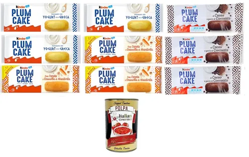 Kinder Testpaket Plumcake Karotten-Mandelbrösel, 9x192g+Polpa