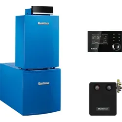 Buderus GB212 Logaplus Gas-Brennwert Heizungspaket K59 - 30 kW - Brennwertkessel und Heizkessel, effizienter Betrieb mit bis zu 100% Biomethan, unkomplizierte Montage und wartungsfreundlicher Aufbau für Ihr Zuhause.