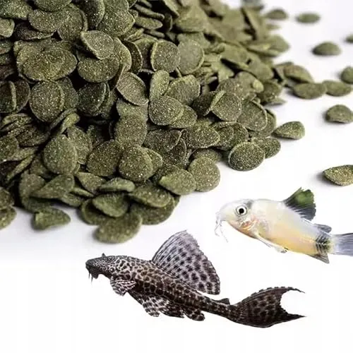 TD Stones Algen Wafers 1kg – Sinkende Spirulina Tabletten für Bodenfische wie Welse, Panzerwelse & Algenfresser – Premium Hauptfutter für Immunsystem & Verdauung – Hydrostabile Waffeln für Süßwasser