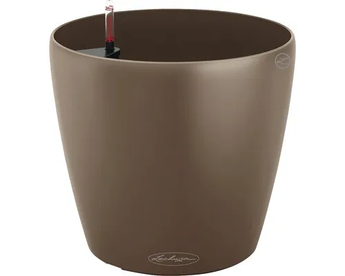 Pflanztopf Lechuza Classico Color Kunststoff Ø 19 cm H 17 cm muskat inkl. Erdbew