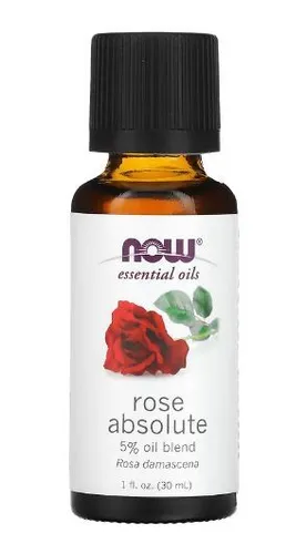 NOW FOODS ESSENTIAL OILS ROSE ABSOLUTE ESSENTIAL OILS, ROSE OIL, 30ML
