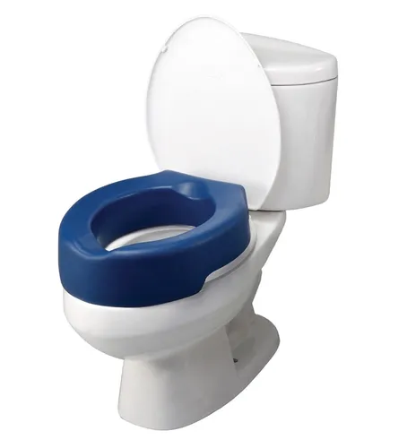 Toilettensitzerhöhung Conti 100kg - Bade- & Toilettenhilfen, 5 cm Höhe für mehr Komfort, ideal für Senioren und Personen mit eingeschränkter Mobilität