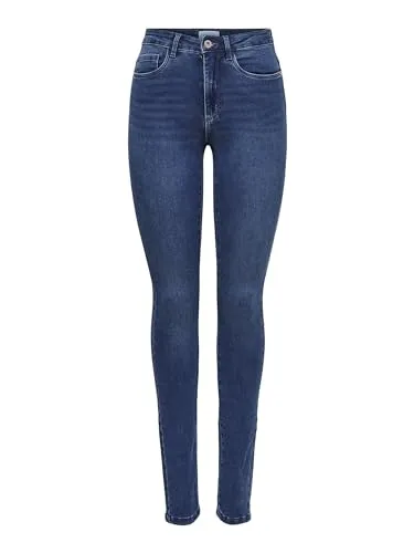 ONLY ONLROYAL Hohe Taille Skinny Fit Jeans - Damen-Jeanshosen, körperbetont mit hoher Taille für einen schlanken Look, ideal für jeden Anlass und aus umweltfreundlichem Material gefertigt.