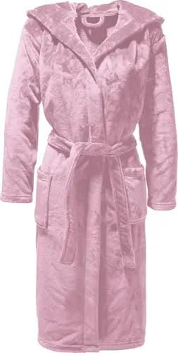 REDBEST Unisex-Bademantel Perris mit Kapuze mauve Größe M - Kuscheliger Komfort für jeden Anlass - Entspannen Sie stilvoll mit dem REDBEST Fleece Unisex-Bademantel. Die samtweiche Qualität sorgt für ein angenehmes Tragegefühl. Ideal für Zuhause oder unterwegs, schnell trocknend und mit praktischen Taschen ausgestattet.