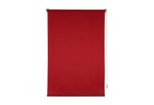 Doppelrollo Tageslichtrollo 80 x 150 Rot Marisol, HTI-Living, ohne Bohren, Klemmfix, Klemmfix, Festmaß freihängend ohne Bohren Klemmfix