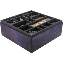 DW01SET - Schaumstoff-Set für Core Space: Grundspiel + Purge: Outbreak! - Praktisches Schaumstoff-Set zur sicheren Aufbewahrung von Miniaturen und Zubehör. Schützt bemalte Figuren und sorgt für Ordnung im Spielkarton. Ideal für leidenschaftliche Spieler!