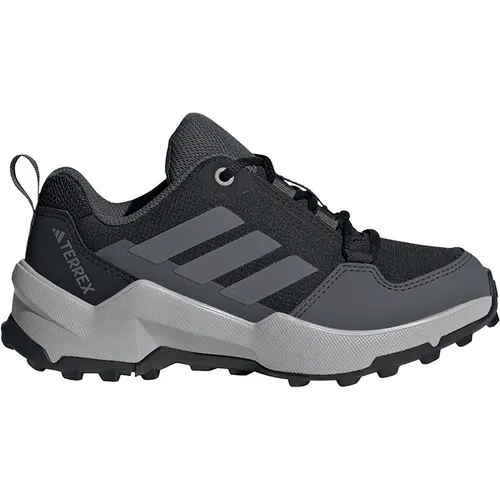 adidas Terrex AX4R Wanderschuhe – Core Black/Grey Four, 35 EU - Wanderschuhe mit regulärer Passform, ideal für Outdoor-Abenteuer. Leichtgewichtig mit Traxion Außensohle und umweltfreundlichen Materialien für optimalen Komfort und Halt.