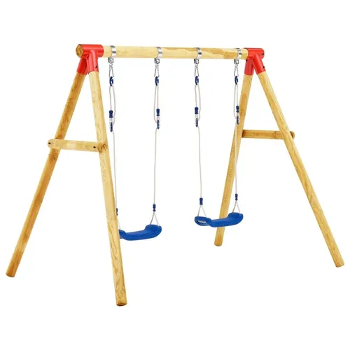 Spielturm Kletterturm mit Schaukelgestell - Schaukelgestell für Kinder von 3-4 Jahren, fördert die motorischen Fähigkeiten und sorgt für stundenlangen Spielspaß im eigenen Garten.