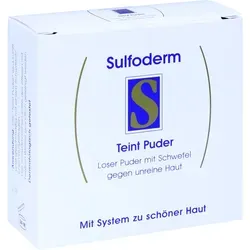 Sulfoderm S Teint Puder 20 G - Transparenter, loser Puder für Gesicht und Körper in praktischer Streudose. Ideal zum Mattieren und für einen gleichmäßigen Teint. Vielseitig einsetzbar, auch auf Rücken und Dekolleté.