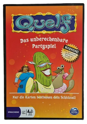Quelf Das unberechenbare Partyspiel Brettspiel Party Komplett TOP Zustand Selten