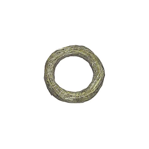 Rayher 8907731 Strohkränze, natur, einzeln verschweiÃŸt, 30 cm ø
