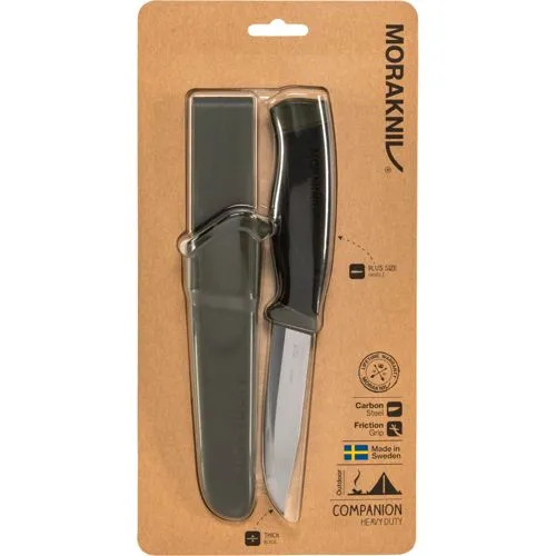 Komoran Mora Messer Begleiter Heavy Duty Grau - Gürtelmesser aus hochwertigem, langlebigem Material, bietet zusätzlichen Komfort und bleibt kühl in der Hand – ideal für Outdoor-Abenteuer.