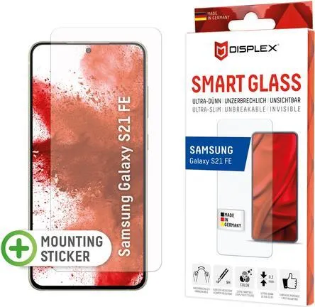 E.V.I. DISPLEX Smart Glass - Bildschirmschutz für Handy - Folie - 6.4" - für Samsung Galaxy S21 FE 5G (01641)