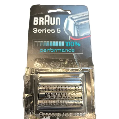 Braun Series 5 52S Elektrorasierer Ersatzkopf - Herren Rasierklingen mit 5 präzisen Einstellungen für eine individuelle Rasur. Perfekte Passform für Braun Series 5 für eine gründliche und hautschonende Rasur.