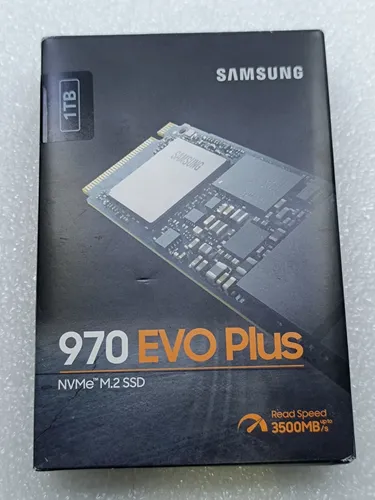 Samsung m.2 1TB 970 EVO Plus - NVMe PCIe 3.0 x 4, ultraschnelle Datenübertragung für Gaming und kreative Anwendungen