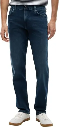 Straight-Jeans TOMMY HILFIGER "CORE DENTON", Herren - Herren-Straight-Jeans von Tommy Hilfiger in Tinted Blue, aus 98% Baumwolle für hohen Tragekomfort. Ideal für lässige Freizeit-Outfits und langlebig durch robuste Denim-Qualität.