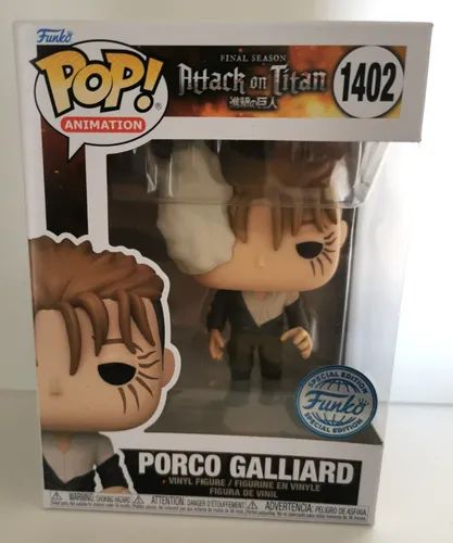 Porco Galliard 1402,  Attack on Titan, Funko Pop! 2023 Vinyl Figur, NEU - OVP