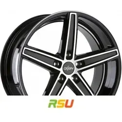 Oxigin 18 Concave Alufelgen 9x20" ET38 - Hochwertige 5-Speichen Alufelgen in Schwarz Full Polish HD, ideal für sportliche Fahrzeuge. Mit einer maximalen Traglast von 750 kg und perfekter Passform.