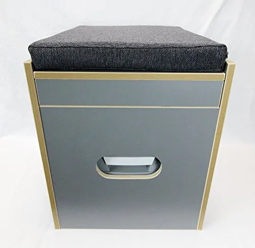 Freizeit Wittke Toiletten Hocker Porta Potti 165/365 inkl. Polster - Badezimmerhocker mit bequemem Polster, ideal für Camping und unterwegs, sorgt für mehr Komfort und Hygiene.