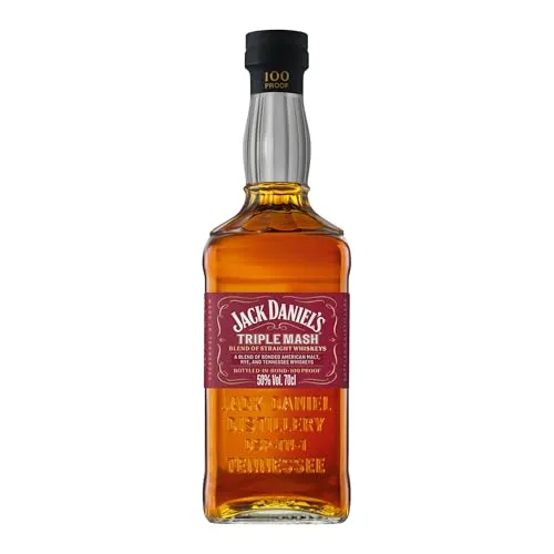 Jack Daniel's Triple Mash Blended Straight Whiskey 50% Vol. 0,7l - Whisky mit einem einzigartigen Geschmack, der aus einer besonderen Mischung von drei verschiedenen Whiskeys entsteht – perfekt für Genießer.