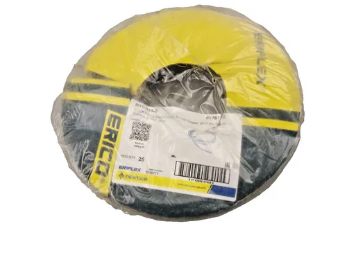 Erico Flechtband aus Kupfer RTCB15-8 – 25 m - Hochwertiges Kupfer-Flechtband von Erico, ideal für vielseitige elektrische Anwendungen. Mit 8 mm² Querschnitt und feindrähtiger Struktur bietet es ausgezeichnete Flexibilität und Leitfähigkeit.