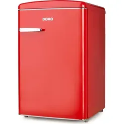 Domo Kühlschrank DO91703R, 120 Liter - Retro-Design - Kühlschrank mit 120 Litern Nutzinhalt, energieeffizient und mit nostalgischem Retro-Design in auffälligem Rot. Ideal für jede Küche, leise im Betrieb mit nur 41 dB.