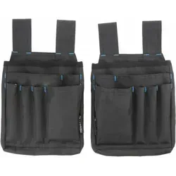 HÖGERT Gürteltasche für Werkzeuggürtel ELTA - 2 Stück - Werkzeugtaschen von Högert Technik, ideal für Handwerker. Robuste Gürteltaschen mit optimalem Stauraum für Werkzeuge und Zubehör.