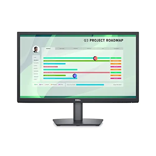 Dell LCD E2223HV - 21,5" FHD Monitor, brillante Bildqualität mit 1920 x 1080 Pixeln und schneller Reaktionszeit von 8 ms