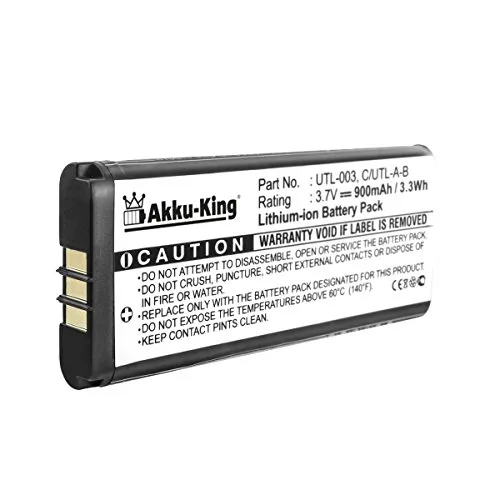 Akku-King Akku kompatibel mit Nintendo UTL-003 - Li-Ion 900mAh - für DSi XL, NDSi XL