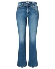 Cambio Damen Bootcutjeans 46/33 - Modische Bootcut-Jeans aus hochwertiger Baumwolle, die deine feminine Silhouette elegant umschmeichelt und mit Five-Pocket-Stil für ausreichend Platz sorgt.
