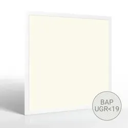 LED Panel 62x62cm 40W UGR19 110lm/w Rahmen weiß - Lichtfarbe: Neutralweiß 4000K