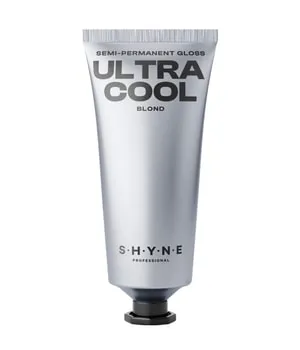 SHYNE GLOSS Ultra Cool Blond Haarfarbe 100 ml - Semi-permanentes Haar-Gloss für blondes oder blondiertes Haar. Verleiht einen kühlen, aschigen Farbton und reduziert unerwünschte Gelbtöne. Hält bis zu 6 Wäschen. Ideal für strahlende Farbauffrischung.
