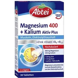 Abtei Magnesium 400 + Kalium Aktiv Plus