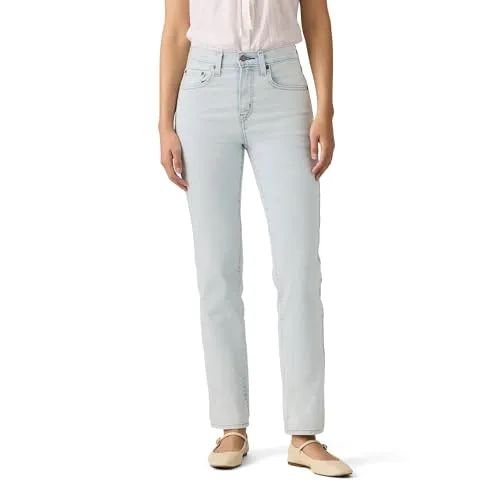 High Rise Straight Would You Be Mine 724 - Moderne High Rise Straight Jeans, maschinenwaschbar und ideal für jeden Anlass. Bequem und trendy – ein Must-Have in jedem Kleiderschrank!