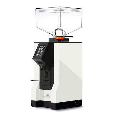 Eureka Mignon Perfetto 15BL - Hochwertige Espressomühle - Kaffeemühlen mit 50 mm Stahl-Scheibenmahlwerk, leise Silent Range-Technologie und stufenloser Mahlgradeinstellung für perfekte Ergebnisse bei Espresso und Filterkaffee.