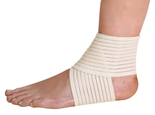 Hydas 1503 - Stützbandage Knöchel, 1 Paar - Medizinische Verbrauchsmaterialien für Knöchel, bietet sicheren Halt und Schutz nach Verletzungen mit individuell einstellbarem Haftverschluss.
