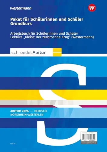 Schroedel Abitur 2026 NRW: Paket für Grundkurs Schüler - Deutsch Schulbücher für das Abitur 2026 in Nordrhein-Westfalen, ideal für die optimale Prüfungsvorbereitung.