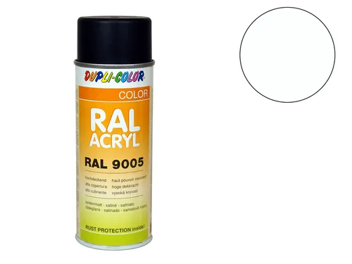 Dupli Color RAL-Lack RAL ACRYL RAL 9016 verkehrsweiss seidenmatt 400 ml 641909