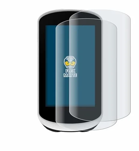 BROTECT Full-Cover Schutzfolie Matt für Garmin Edge Explore 2 (2 Stück) - Full-Screen Displayschutz-Folie, 3D Curved, Anti-Reflexion