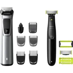Philips Multigroom Serie 9000 Trimmset MG9710/93 – 12 in 1 für Haar, Körper und Gesicht - Das Philips Multigroom Serie 9000 Trimmset MG9710/93 bietet 12 hochwertige Aufsätze für vielseitige Pflege. Mit 120 Minuten Akkulaufzeit genießen Sie präzises Trimmen und Styling. Ideal für anspruchsvolle Grooming-Bedürfnisse!