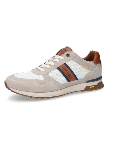 Camel Active Sportlicher Schnürer Beige in Gr. 43 - Bequemer sportlicher Schnürer aus hochwertigem Leder, ideal für den Alltag. Mit flachem Absatz und mittlerer Weite bietet er optimalen Tragekomfort.